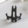 Plastic plastic stand 7.5 cm black, for plates 7-10 cm