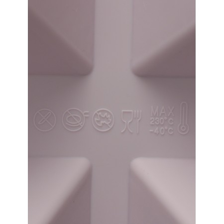 Baking uniform “Pyramid”, silicone, 6 cells, 29.5 × 17.2 × 4 cm, lilac-4