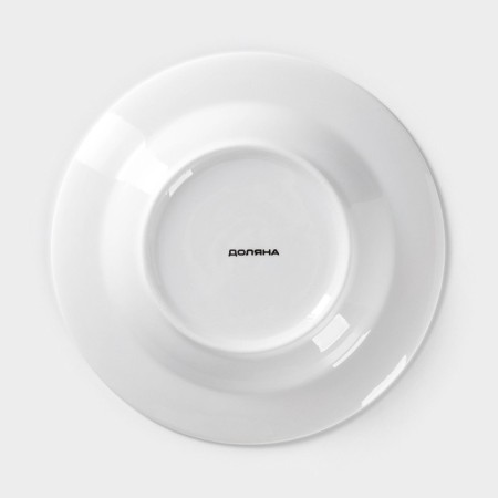 Porcelain Porcelain Deep shade "Bank", D = 20.2 cm, white color-3