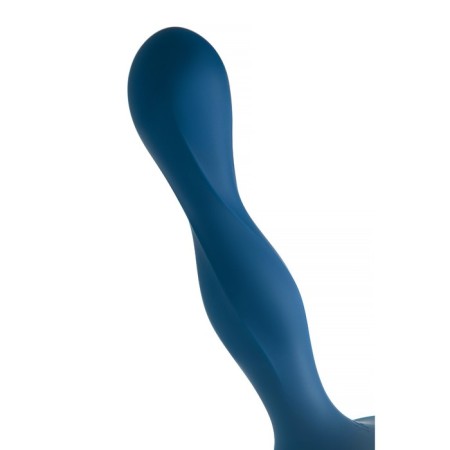 Satiffyer Double Ball-R phallimitator, 18 cm, silicone, blue color-2