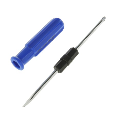 Combined screwdriver 2 in 1 "Service Key", SL5 x 65 mm, plastic handle-1