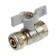 Ball bar "STM" Standard, 16 x 1/2, tsang/nut, butterfly