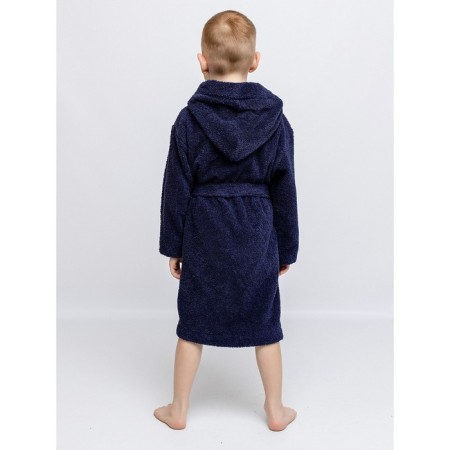 Baby robe, height 128 cm, dark blue color-2