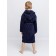 Baby robe, height 128 cm, dark blue color