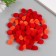 Decor for creativity "Pomponchiki. Scarlet dawn" d = 1.3 cm set 70 pcs