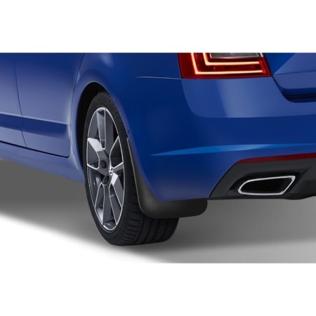 Sput-shutters rear Skoda Octavia, 2013-2016 sedan 2 pcs (polyuratean)-1