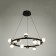 Lamp with PDD "Ricardo" 12xLD 40W black and gold 75x75x16-116 cm