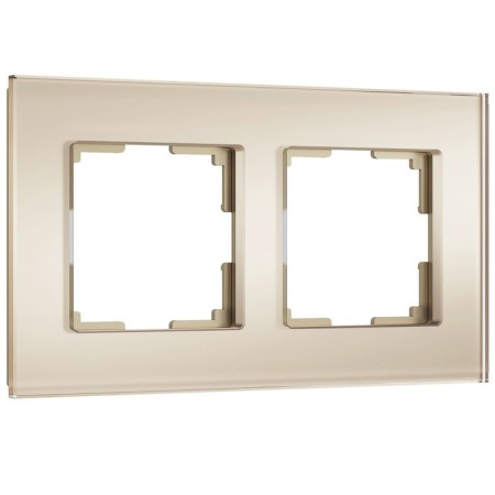 Frame for 2 posts Senso (champagne, glass Soft-Touch) W0023111