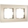 Frame for 2 posts Senso (champagne, glass Soft-Touch) W0023111