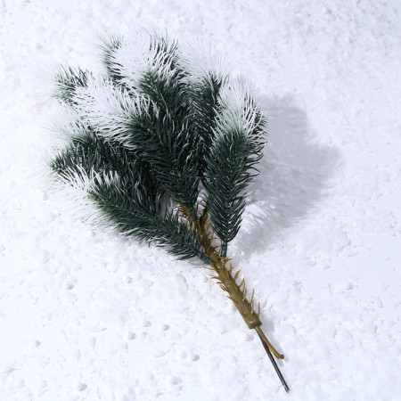 Decor "Branch of a snowy spruce"-3