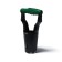 Onion plants with bulbous plants, length 24 cm, black