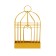 A spiral stand for mosquitoes, for incense, metal, "golden cage"