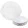 Set for cake 7/6 Constance, decor "Gray ornament, platinum layout", 7 items