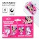 A postcard with magnetic bookmarks "The sweetest!" Unicorn, Minnie Mouse, 4 pcs.