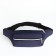 Lightning waist bag, 2 outer pockets, blue color