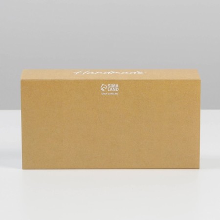 Box for 6 sweets, confectionery packaging "Happiness", 10.2 x 20 x 5 cm-3