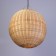 Lamp ceiling from the rattan "Juan" 1x120W, E27, 50x50x50 cm