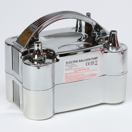 Compressor for balloons, color silver, without batteries-1