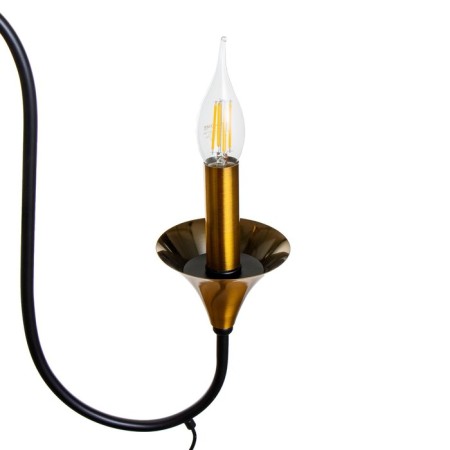 Elimin chandelier 5he14 40W black and gold 56x75x56 cm Bayerlux-5