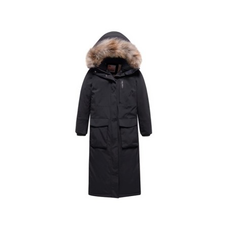 Winter park for a girl, height 152 cm, black color