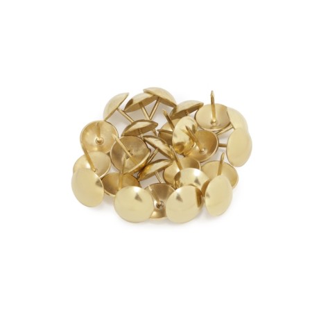 Tundra nails, decorative, 19x22 mm, gold, 200 pcs-6