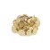 Tundra nails, decorative, 19x22 mm, gold, 200 pcs