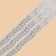 Satin ribbon "White snowflakes", 2 cm × 5 m