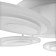 Люстра 114К006992 LED 90Вт белый 70x70x10 см.