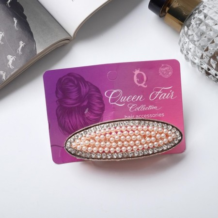 Hair hair clip "Chloe" oval, 9 cm-2