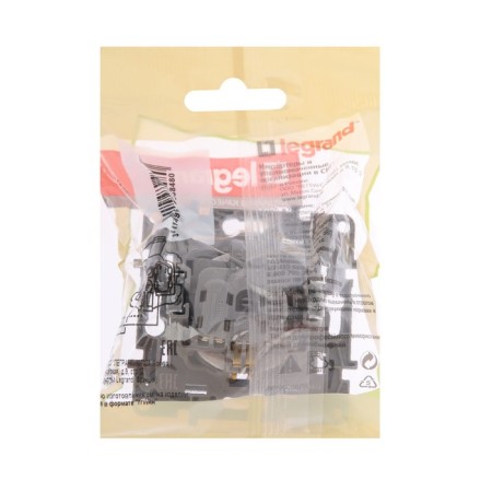 Rosette 1st Legrand Etika, C/Z, screw. terminals, 16A, 250 V, anthracite-3