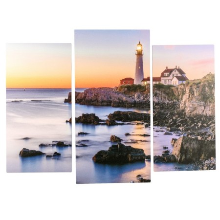 The modular picture "Light of the lighthouse" (2-25x50, 30x60 cm) 60x80 cm