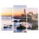 The modular picture "Light of the lighthouse" (2-25x50, 30x60 cm) 60x80 cm