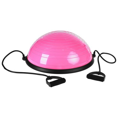 Semosfer Bosu gymnastic, 55 x 20 cm, with a pump, pink color-9