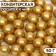 Confectionery Sprinking "The Best Day", 10 mm, gold, 50 g