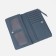 Women's wallet on the button, blue color