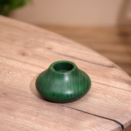 Wooden candleberry 11x11x5 cm-2