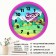 Walls wall, D-28 cm, children's, "owls", silent