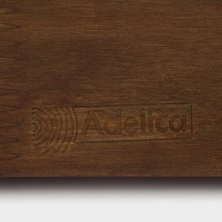 Defense board for feeding and serving with a handle, on legs, 38 × 10 × 6 cm, birch-12