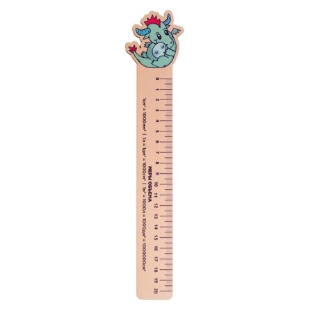 Green Dragon ruler Mix 28x5.5 cm-1