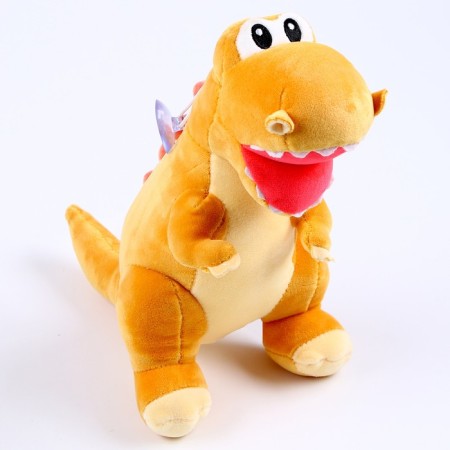 Soft toy "dinosaurus", 31 cm, orange color-3