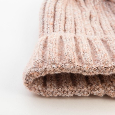 Women's hat minku with gateway, size 54-56, pink color-3