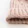 Women's hat minku with gateway, size 54-56, pink color