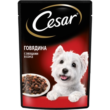 Wet Cesar food for dogs, beef with vegetables, spider, 85 g-9