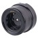 Grounding socket WL18-03-01, black color, retro