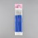 Knitting hook, with a plastic handle, d = 1 mm, 13.5 cm, blue color