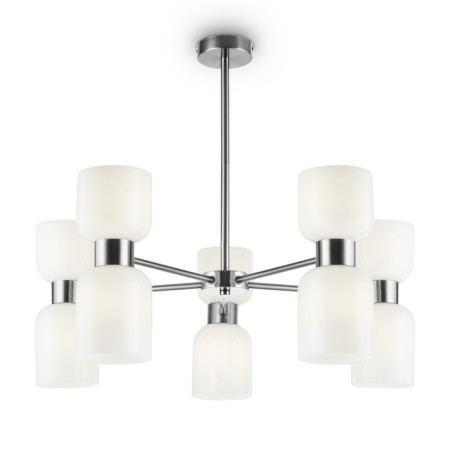 Suspended lamp 60W, 10khe27, 51x70 cm, chrome