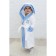 Baby robe "Bunny", height 92 cm, white+blue, Makra