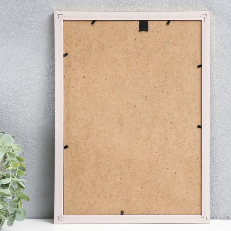 Photo frame plastic A4 Format "Lenon bright blue" Golden stroke 32.4x23.5 cm-2