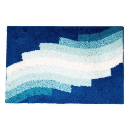 Bathroom mat Streak Blue 60x90 cm