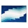 Bathroom mat Streak Blue 60x90 cm